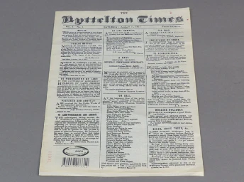 Image of Times newspaper Lyttelton