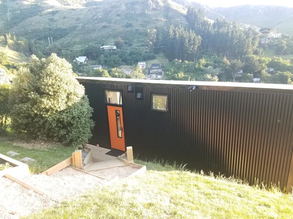 Entrance to tiny home